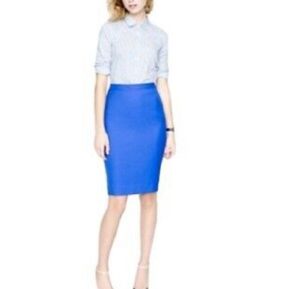 Jcrew Pencil Skirt - Royal Blue